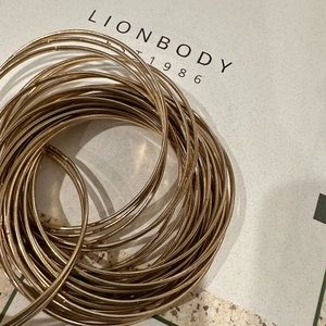 Gold Vintage Bangle Sette interconnected